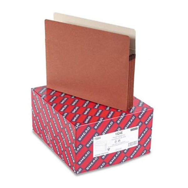 Made-To-Stick 3 1/2 Expansion Drop Front Pocket Straight Redrope Letter MLA/Red 25/Bx MA41228 - main